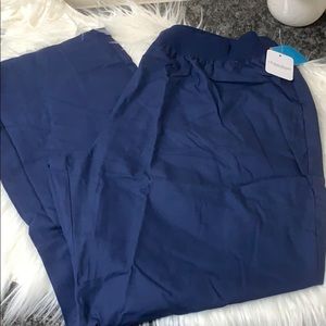 Knit Waist Cargo Scrub Pants